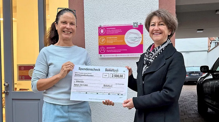 Spendenübergabe Bankettprofi 2025
